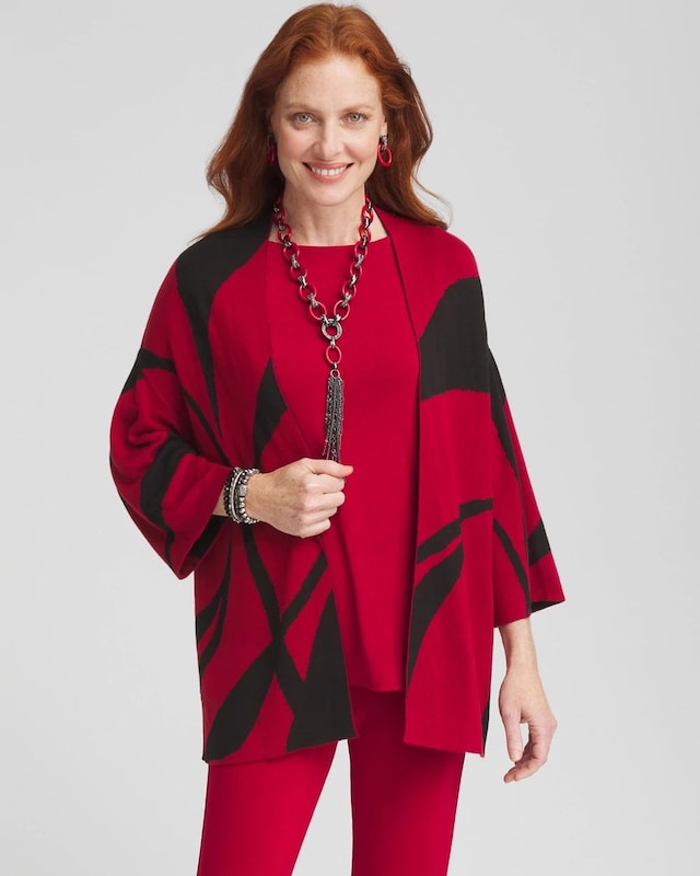 Travelers Jacquard Cardigan - image 1